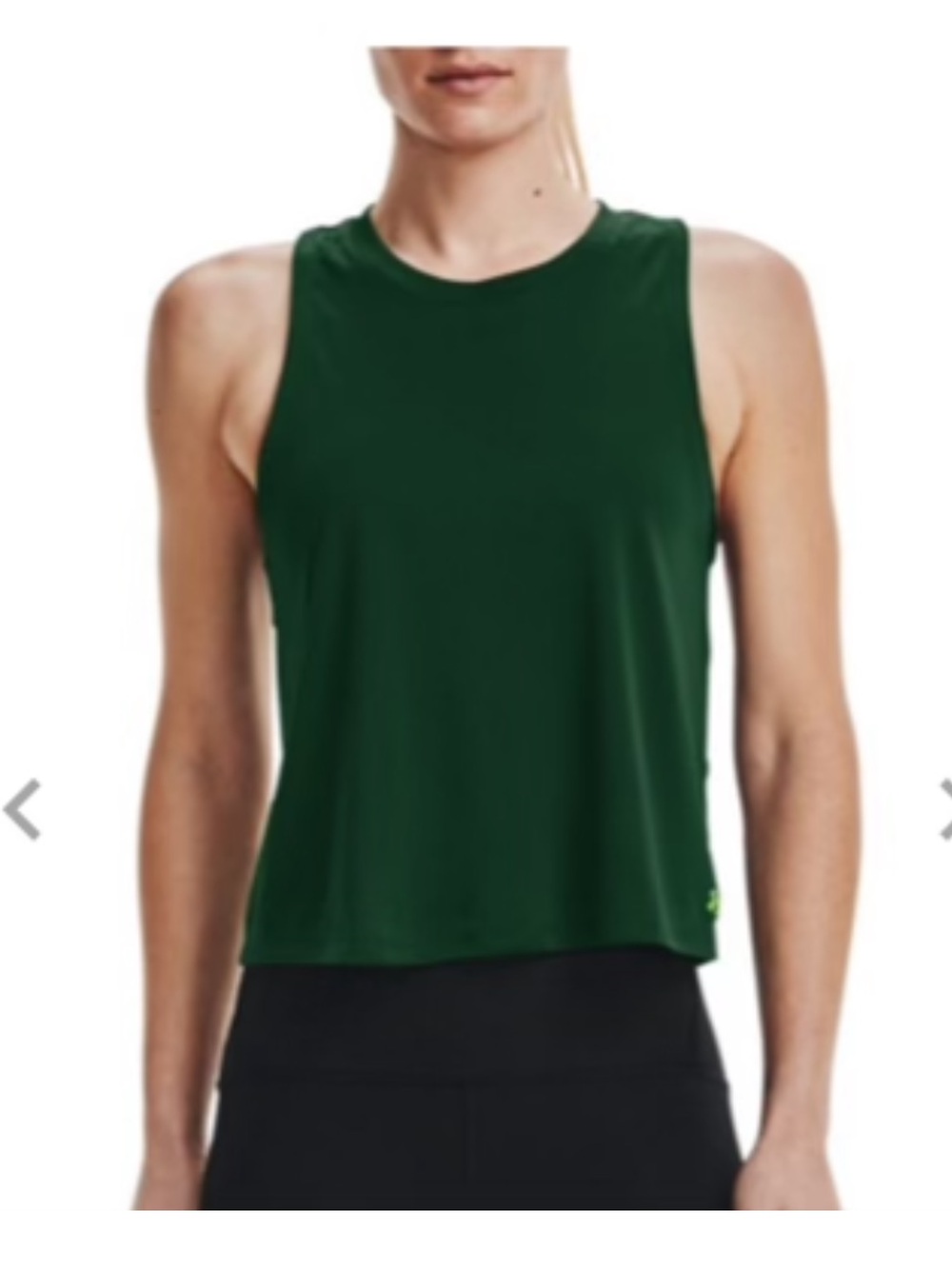 Under Armour Women's Run Track Tank Top in Green